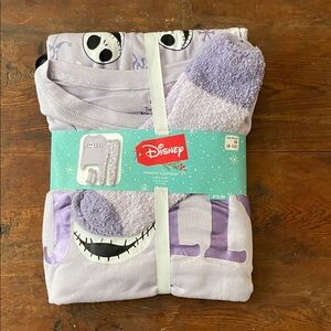 Disney Nightmare Before Christmas Lavender Sleepwear Set with Jack Skellington